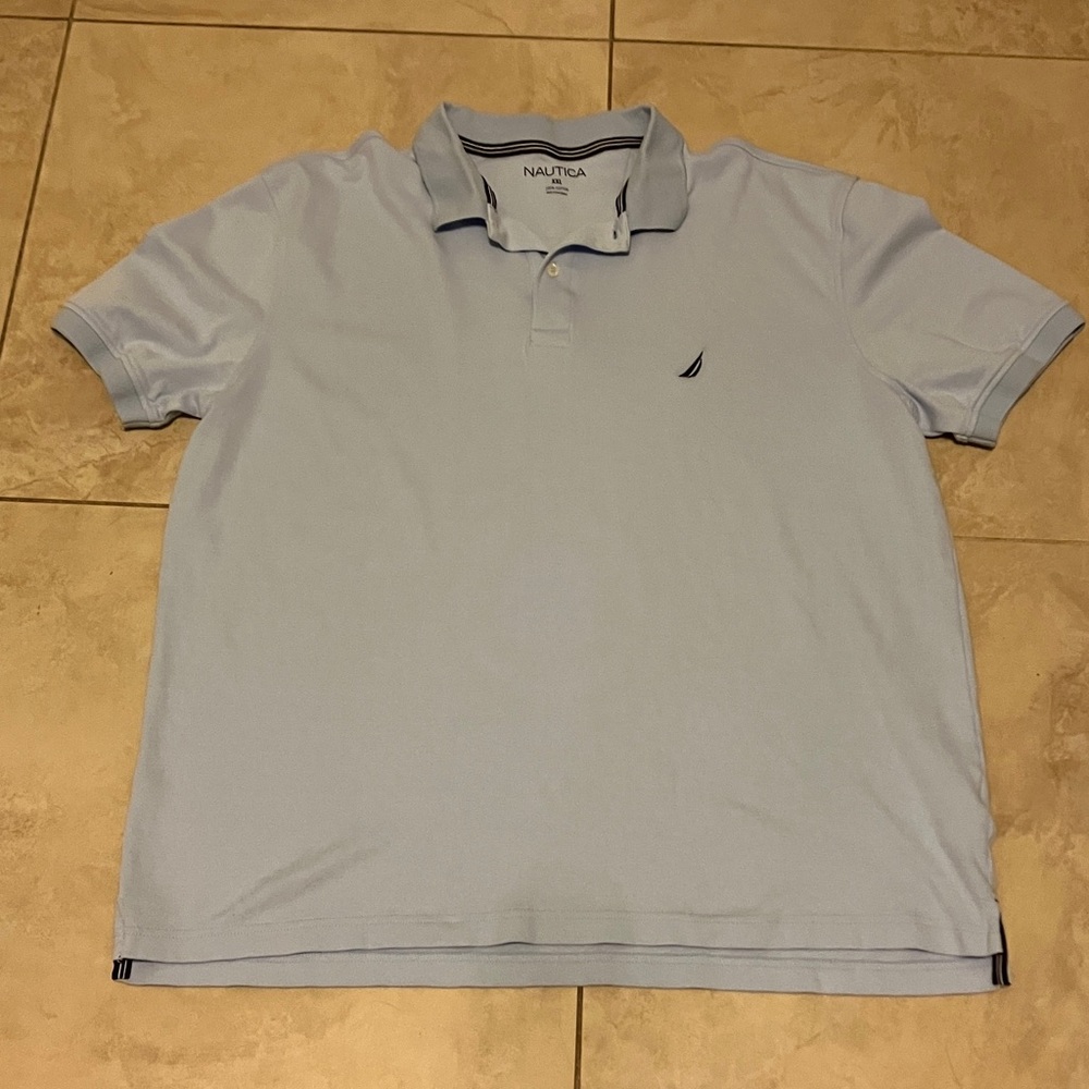 Nautica Sky Blue Polo Shirt
